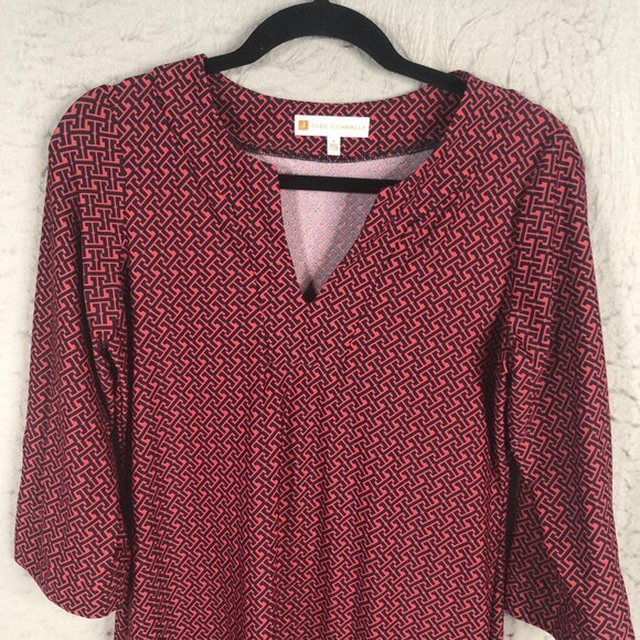 Jude Connally Dress Womens Small Geometric Print Tunic USA Nylon Spandex - Picture 10 of 15